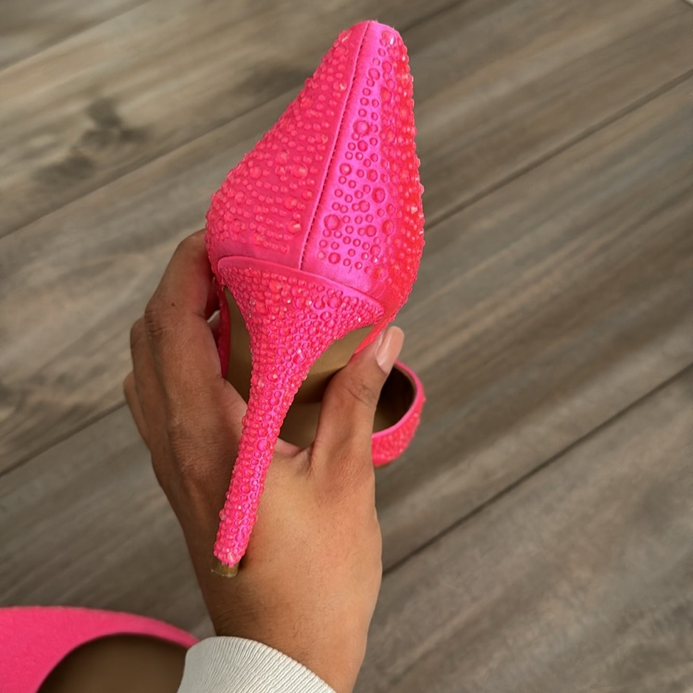 INC Kenjay pink heels size 7.5 - Picture 10 of 10